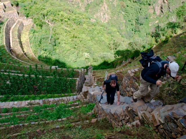 Choquequirao trek 4 days Peru panoramic view from Marampata Apurimac Canyon